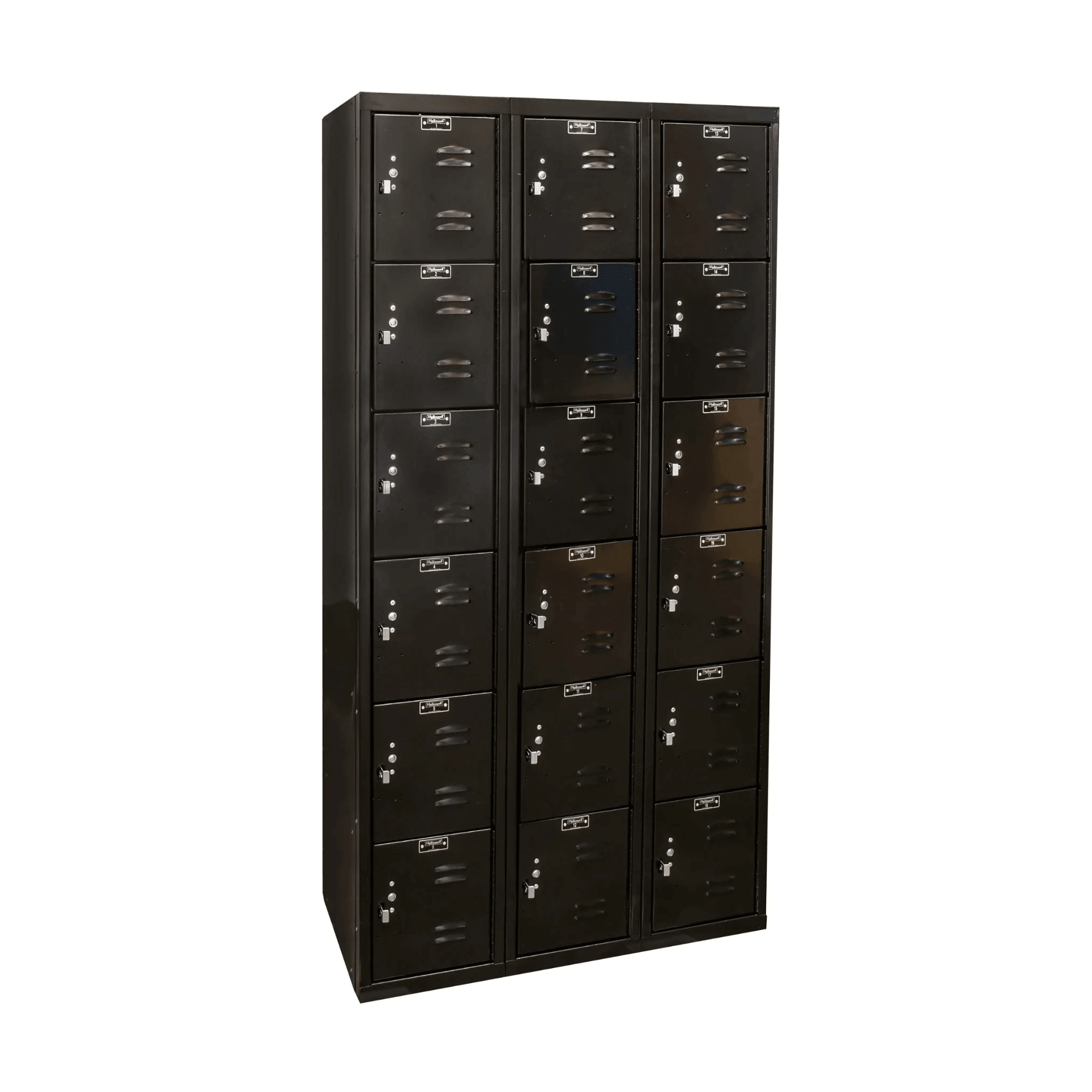 Hallowell Black Tie Steel Locker — 6 Tier, 3 Wide U3282-3ME YourLockerStore